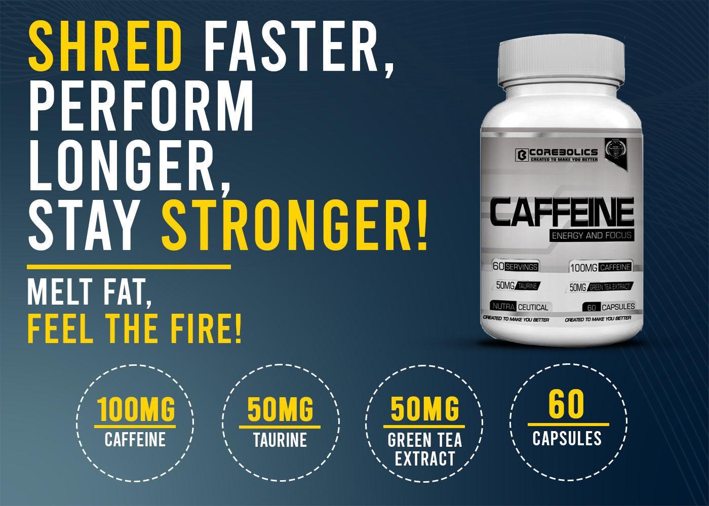 Corebolics Caffeine (Energy And Focus)