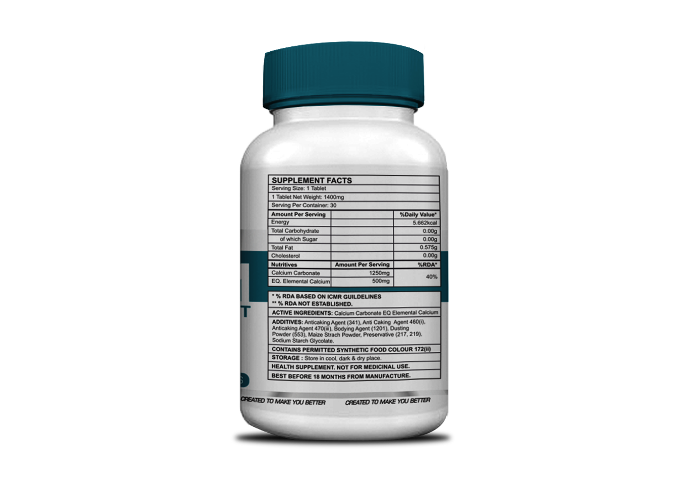 Corebolics Calcium (Bone Health Support)