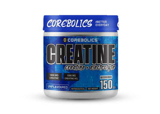 Corebolics Creatine (Creatine + Electrolyte) (Unflavored, 150 gm, 50 Servings)
