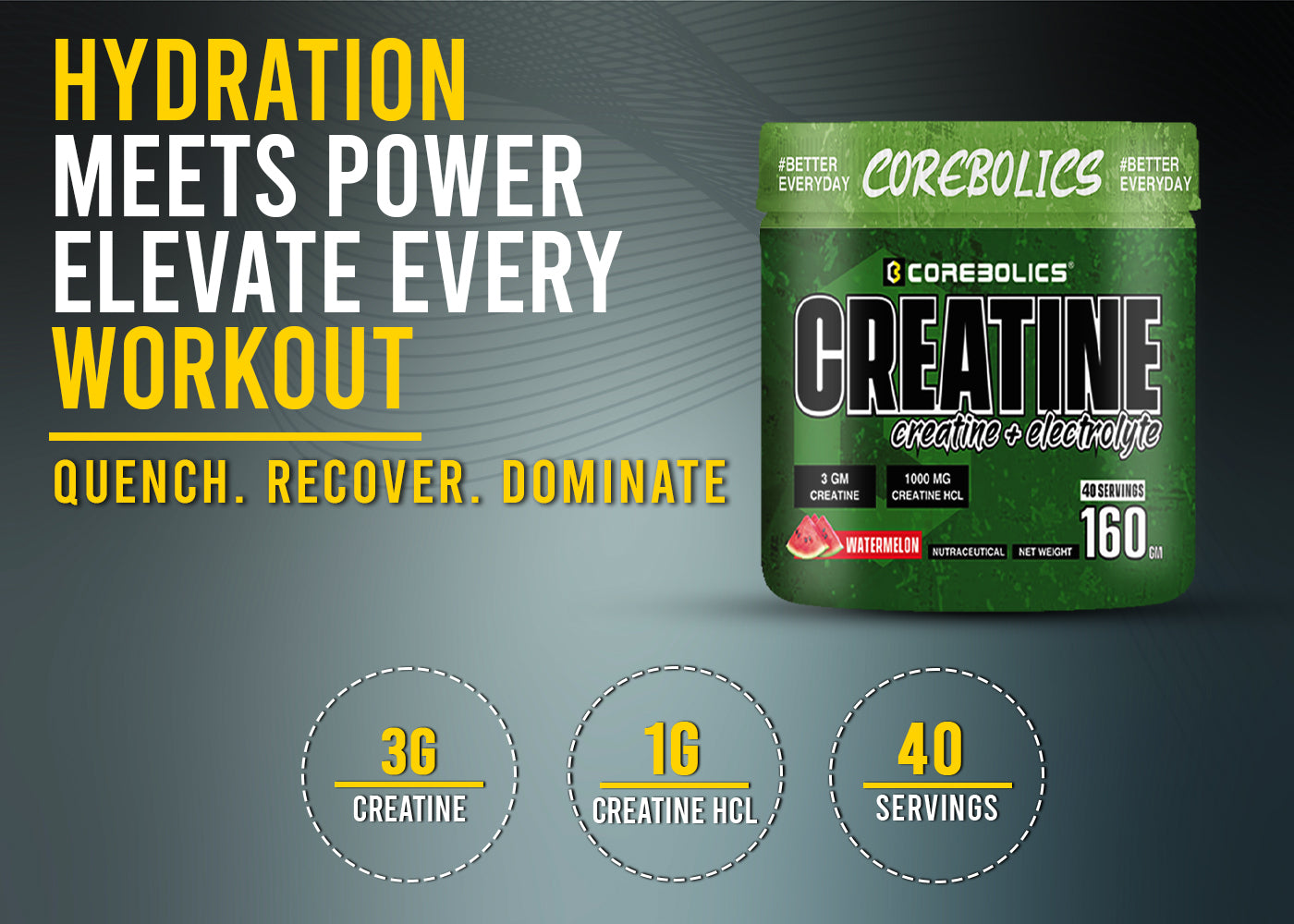 COREBOLICS CREATINE (CREATINE + ELECTROLYTE)