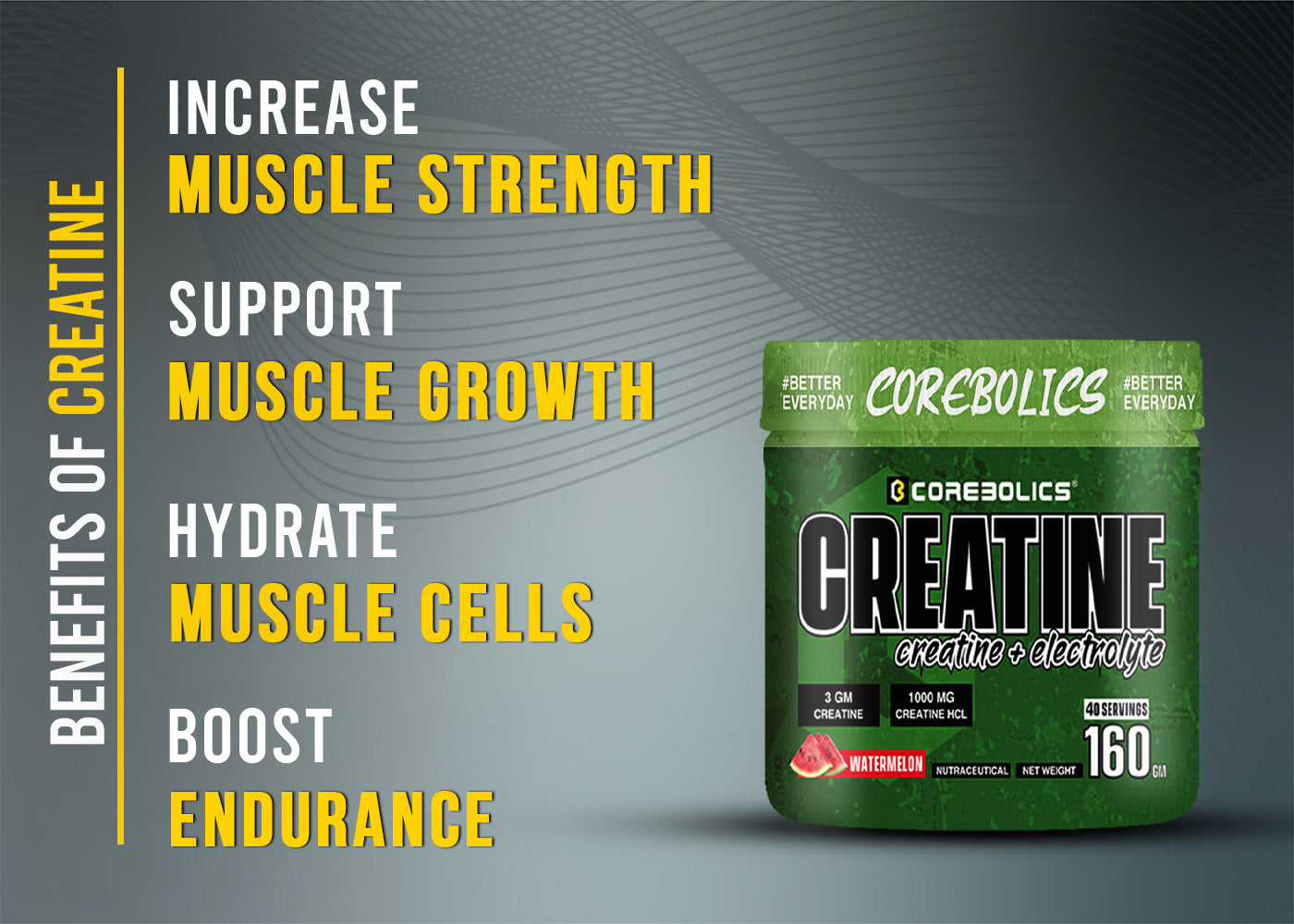 COREBOLICS CREATINE (CREATINE + ELECTROLYTE)