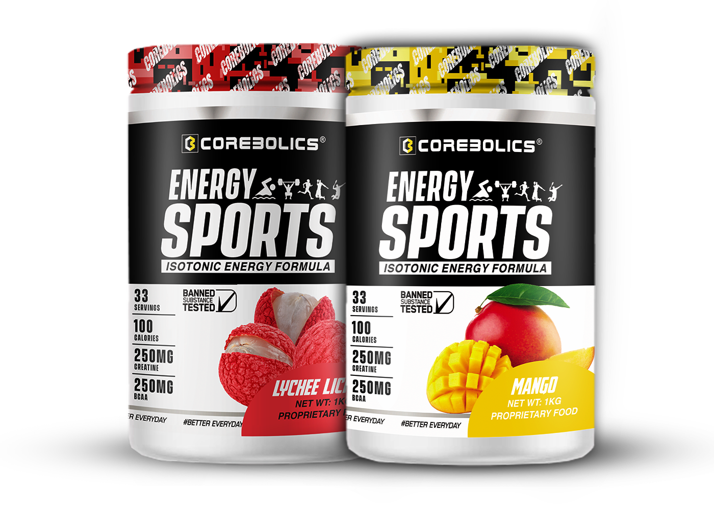 Corebolics energy sports 1kg mango flavor