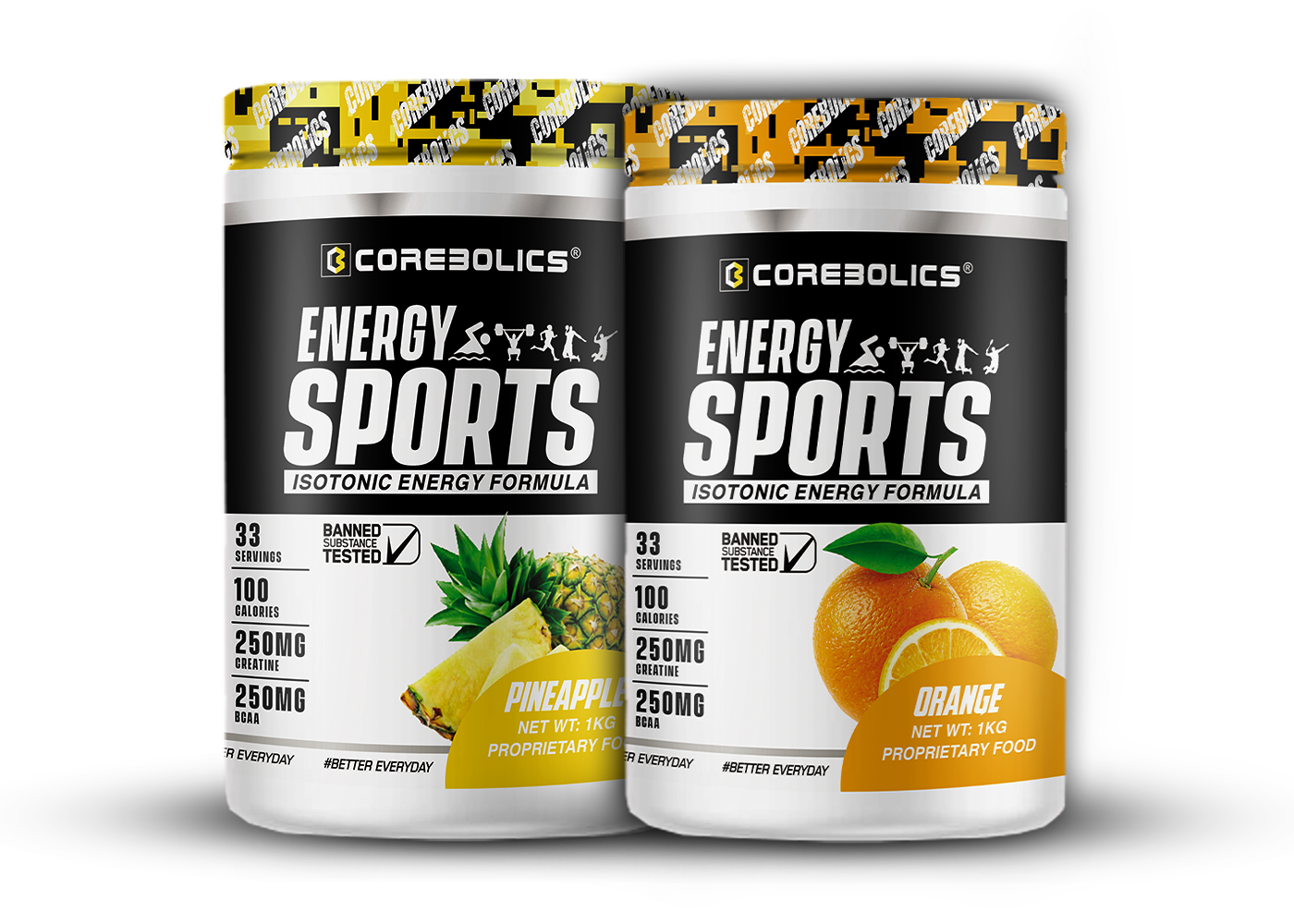 Corebolics energy sports orange