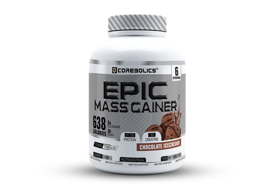 Corebolics Epic Mass Gainer (1 kg, 18 Servings) + Free Protein Bar