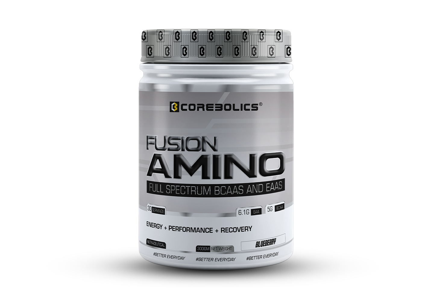 Corebolics Fusion Amino (300 gm, 30 Servings) + FREE STRINGER