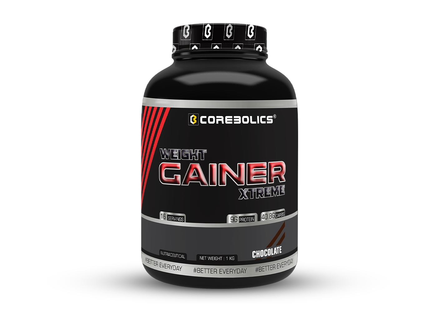 Corebolics Weight Gainer Xtreme ( Chocolate, 1 kg, 16 Servings )