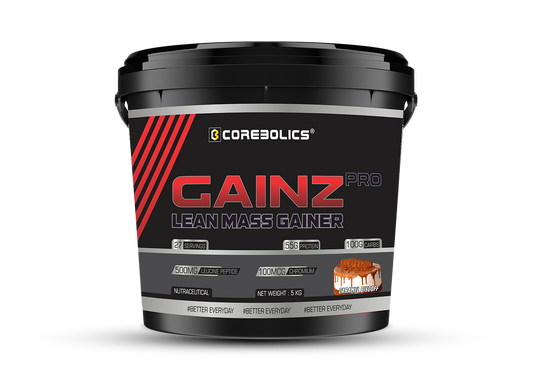 Corebolics Gainz Pro - Lean Mass Gainer ( 5 kg, 27 Servings )