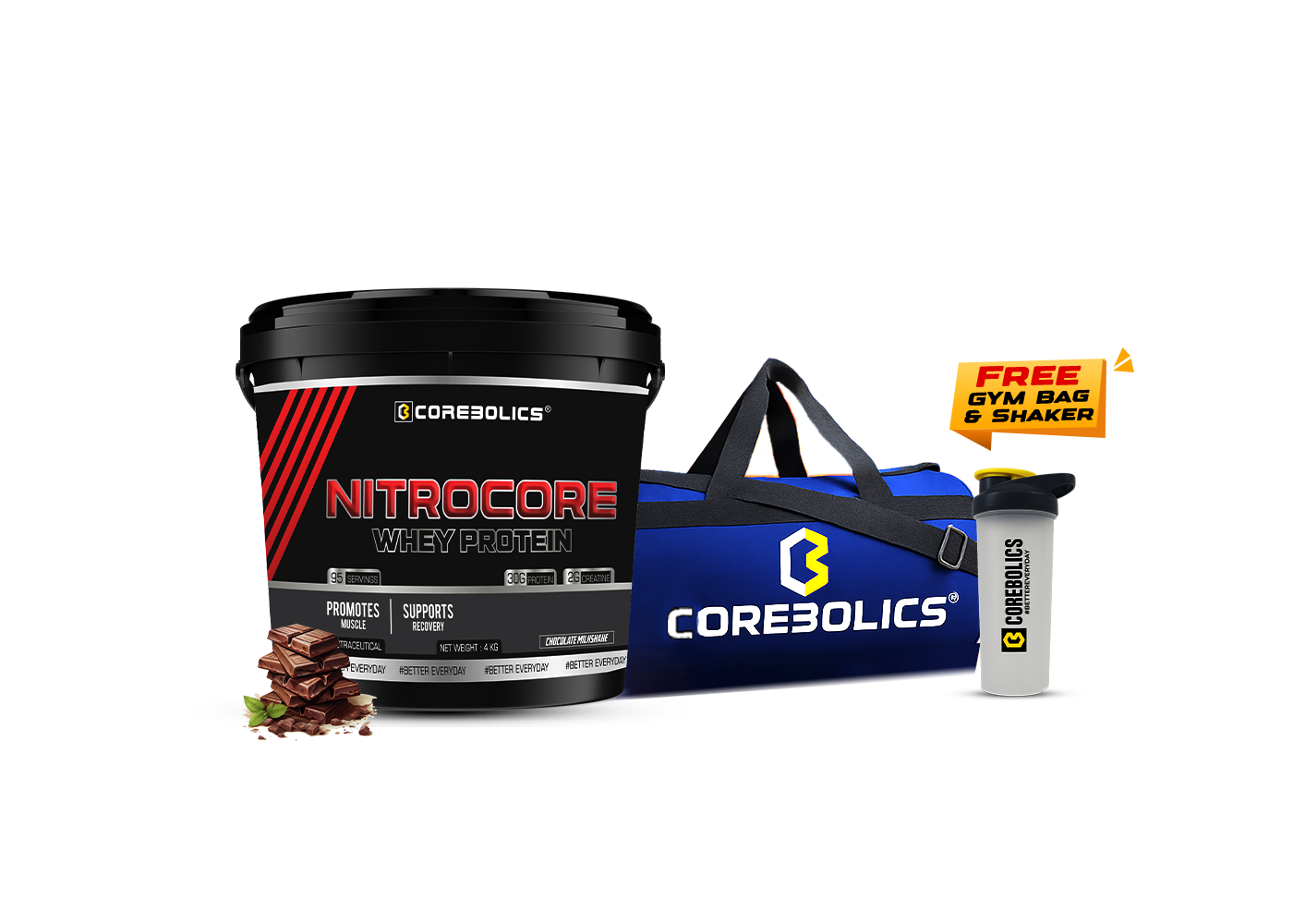 Corebolics isolean 4kg chcolate icecream