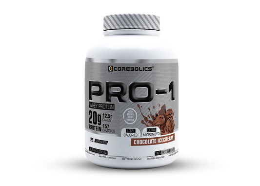Corebolics Pro-1 Whey Protein (1 kg, 25 Serving)
