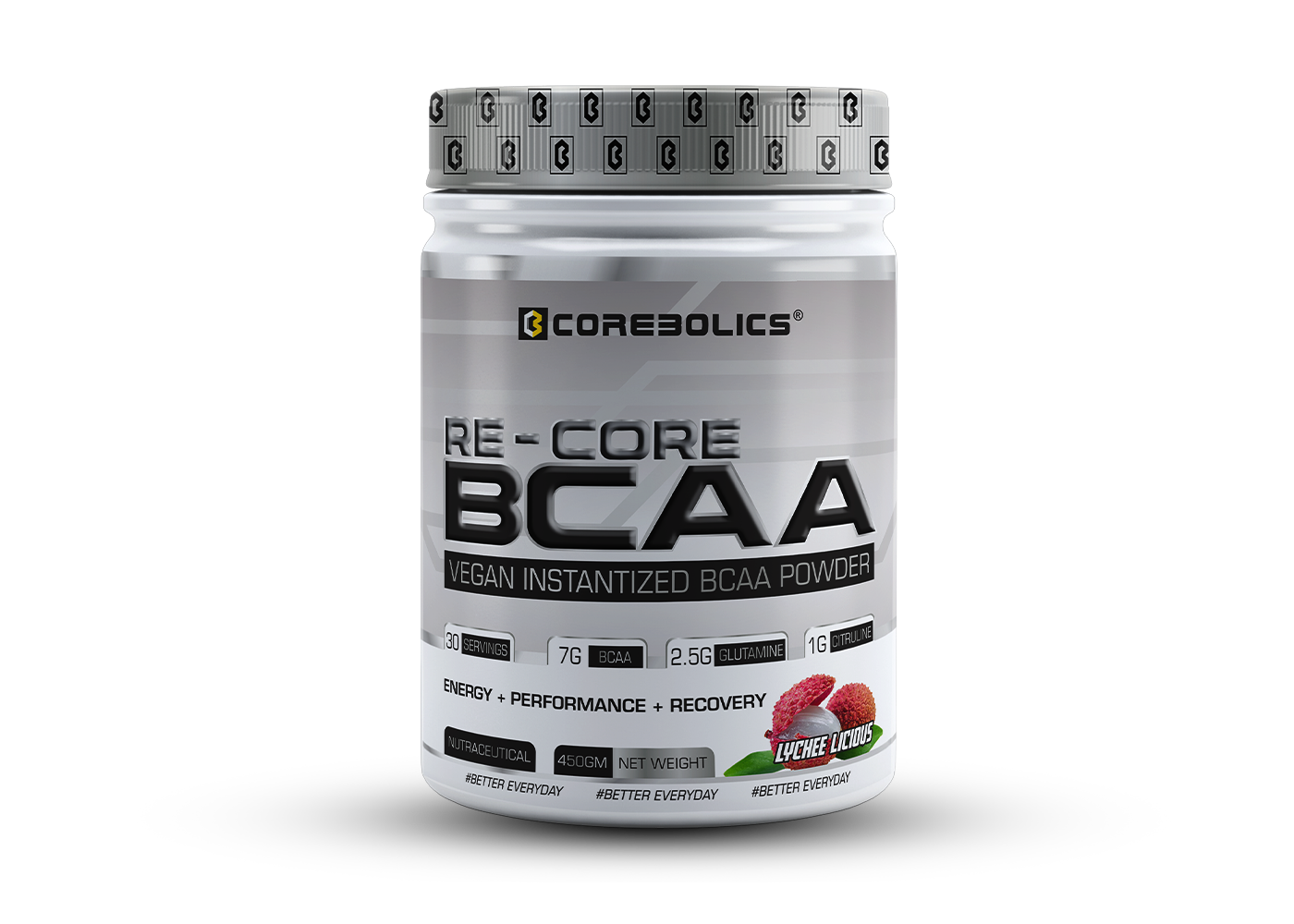 Corebolics Re-Core BCAA(450 gm, 30 Servings)