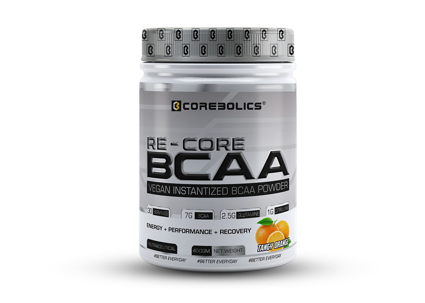 Corebolics Re-Core BCAA(450 gm, 30 Servings)