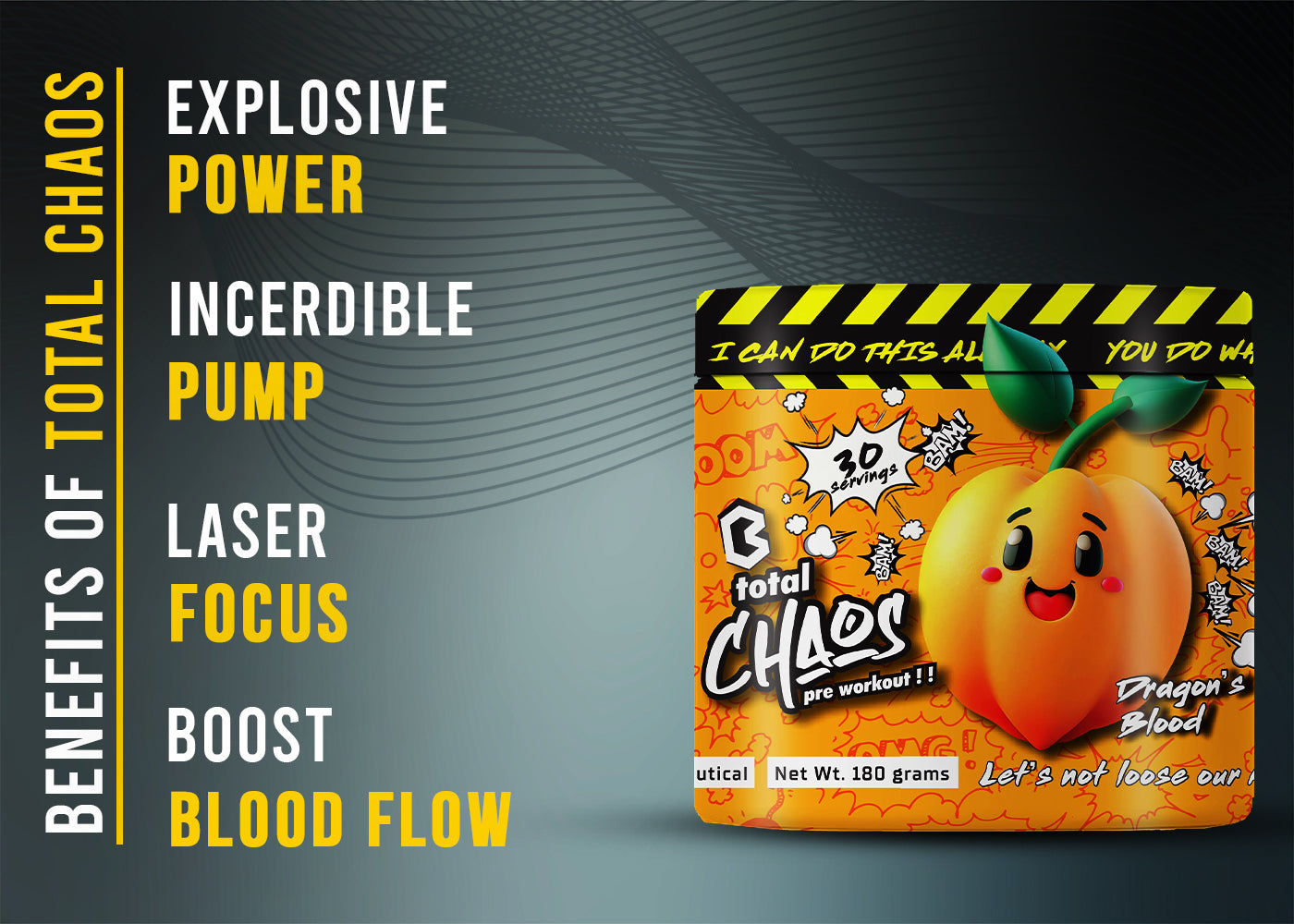 Corebolics Total Chaos Pre-Workout (30 Servings)