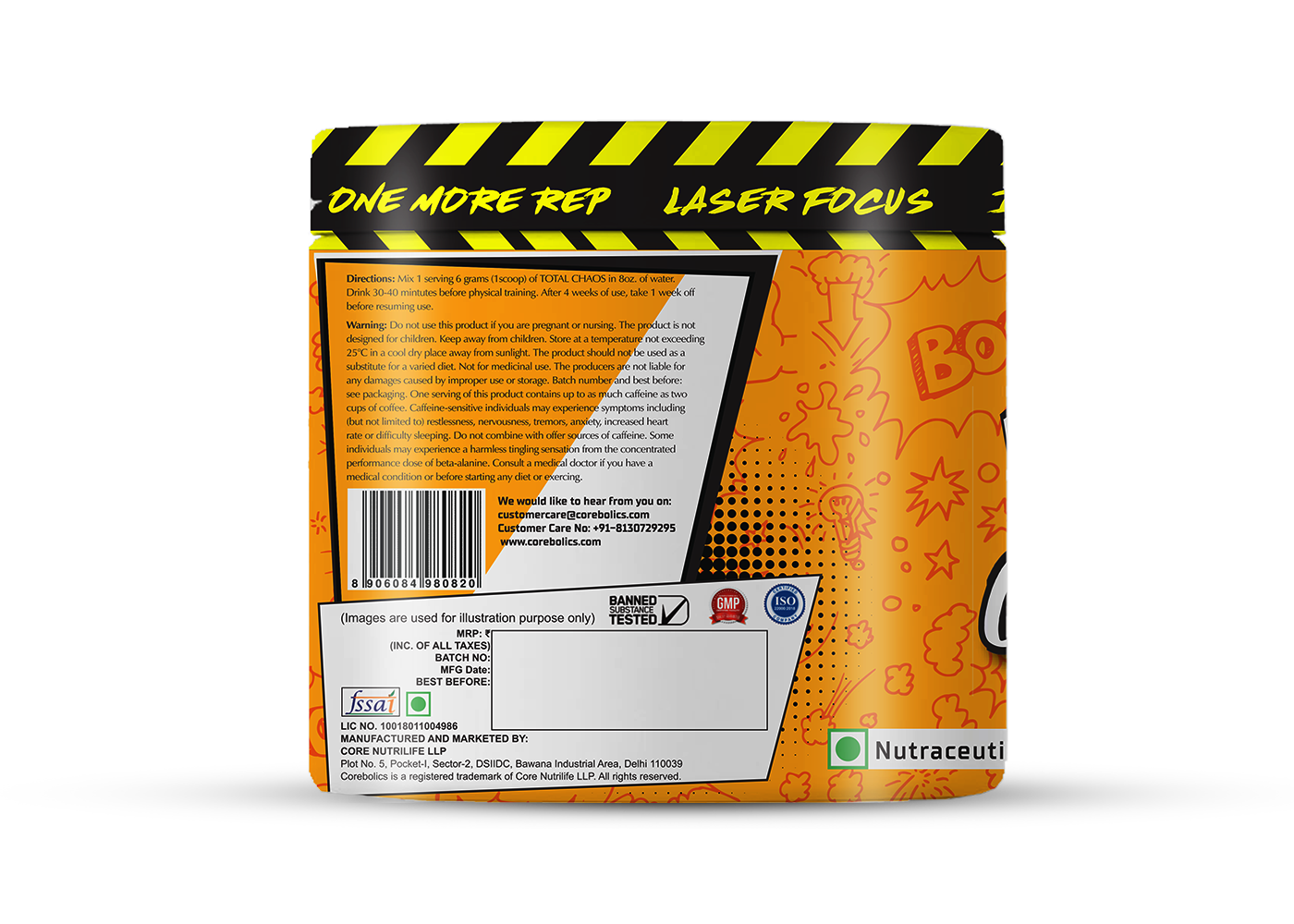 Corebolics Total Chaos Pre-Workout (30 Servings)