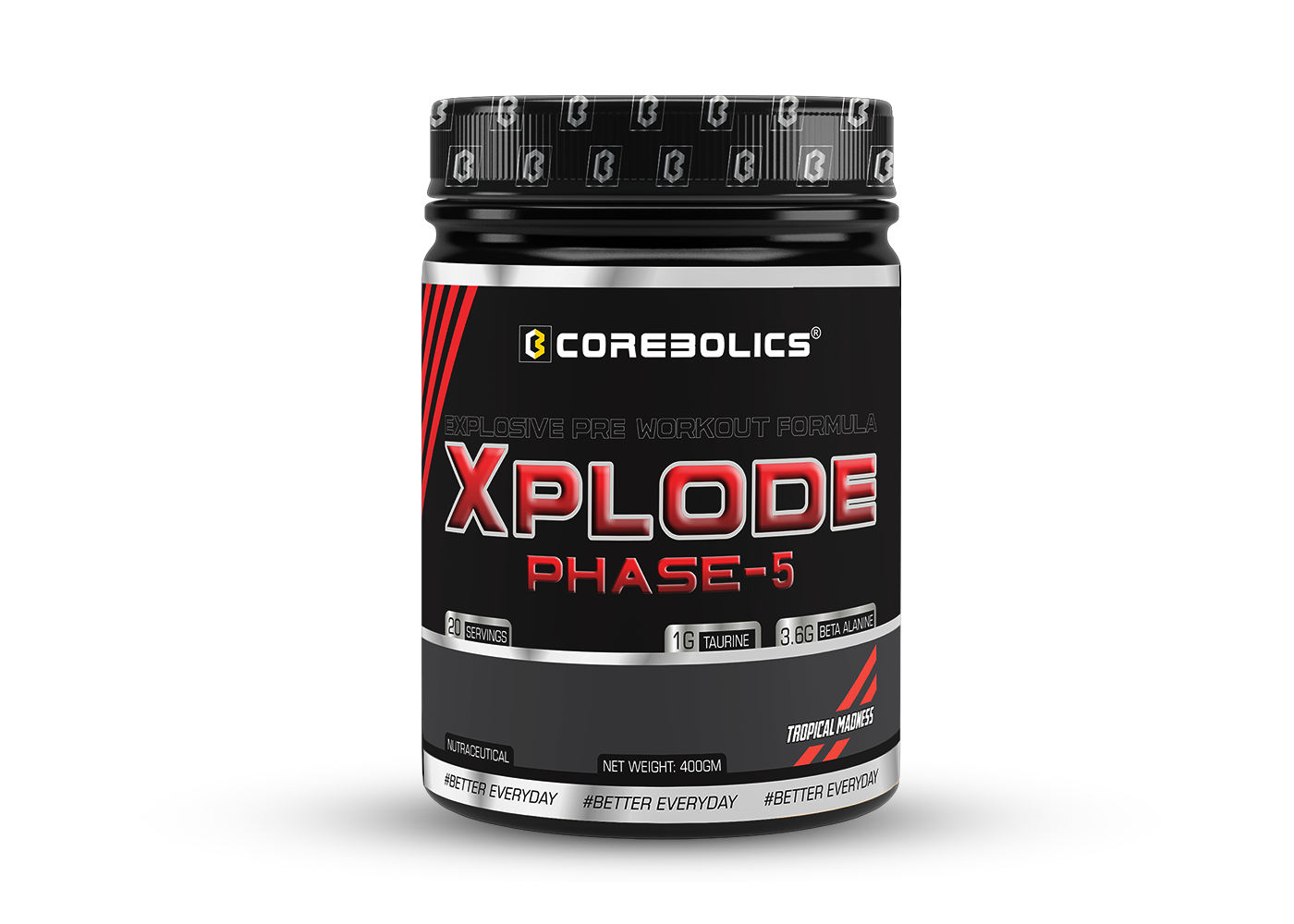 Corebolics Xplode Phase-5 (Tropical Madness, 400gm, 20 Servings)