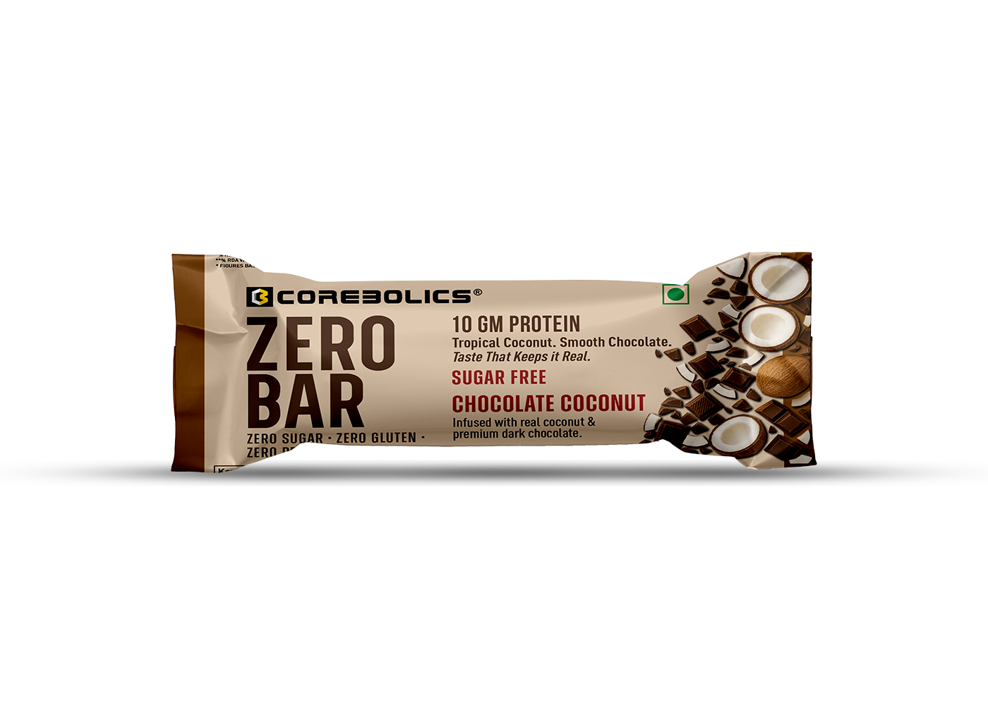 Corebolics zero bar coconut chocolate