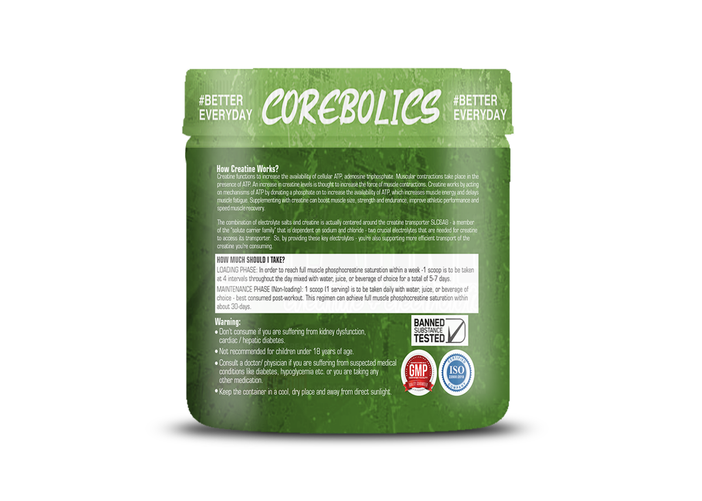 COREBOLICS CREATINE (CREATINE + ELECTROLYTE)