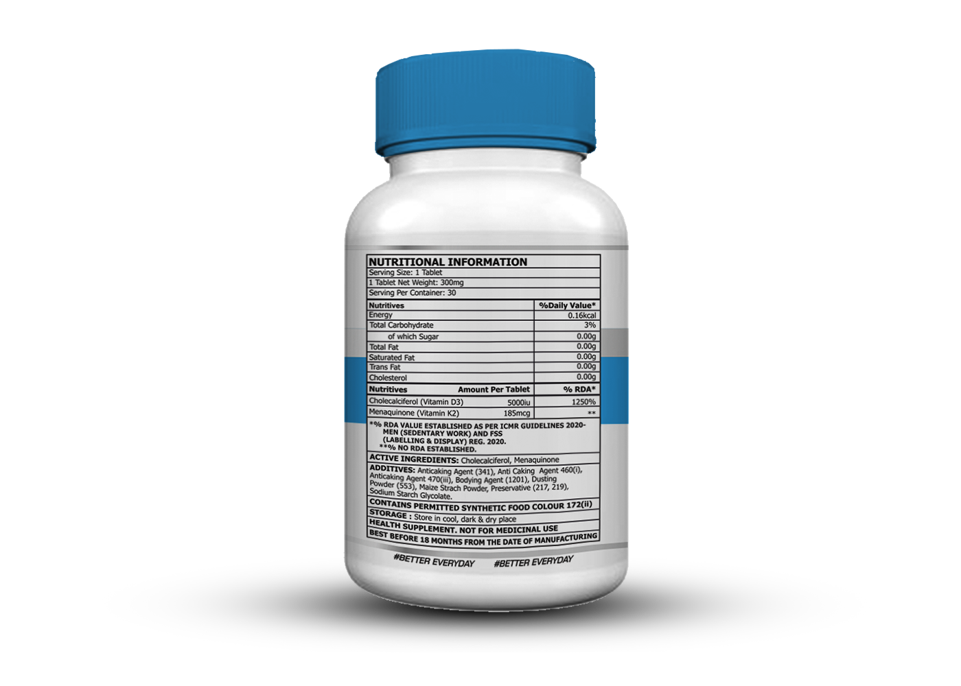 Corebolics K2+D3 (Bone And Cardiovascular Support)