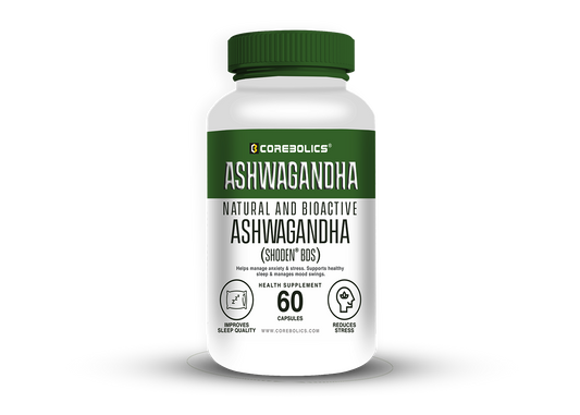 COREBOLICS ASHWAGANDHA 500mg, 60 CAPSULES