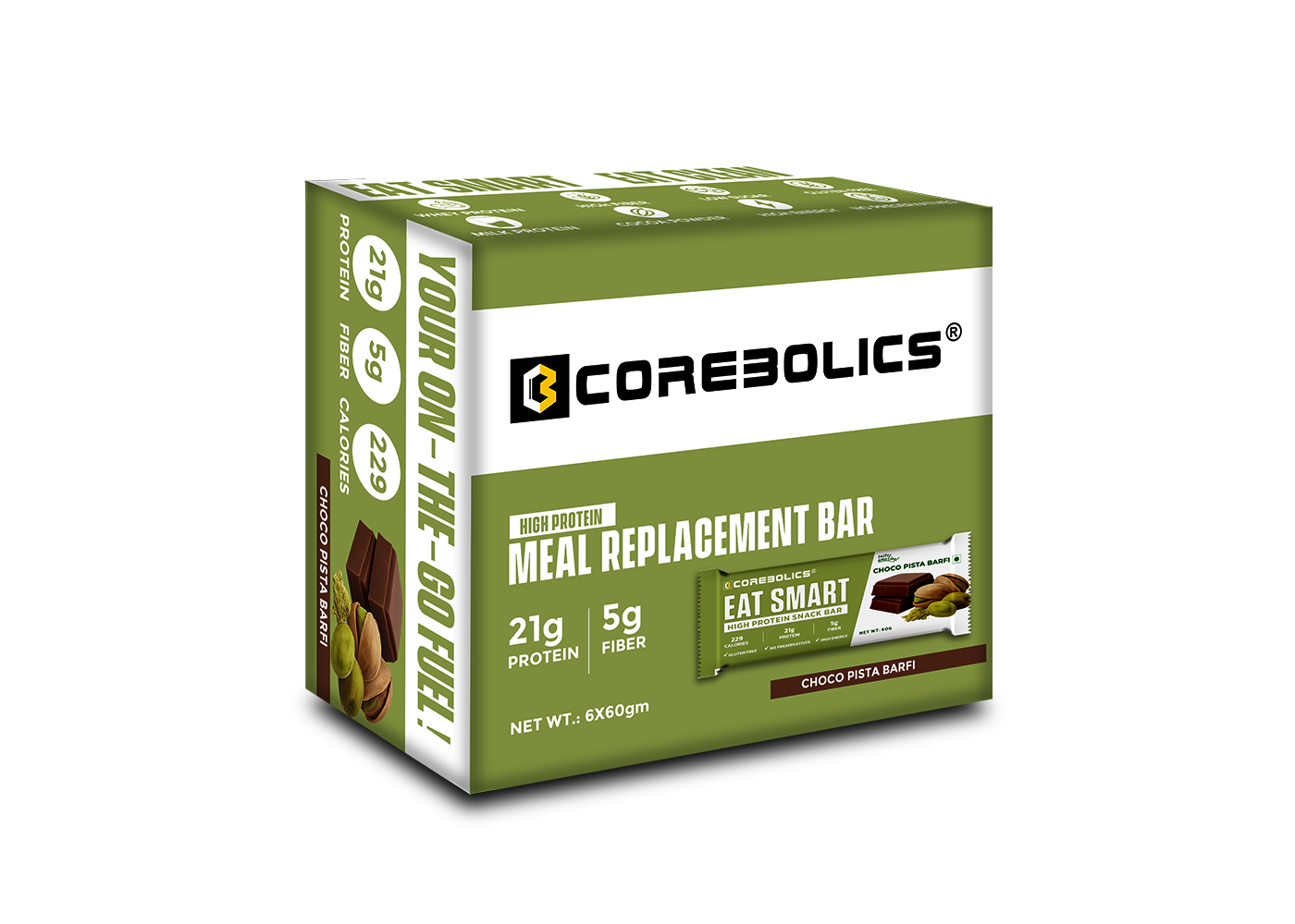 corebolics box choco pista barfi box