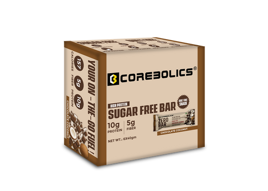 Corebolics Zero Bar ( 10 gm Protein, 6 Bars )