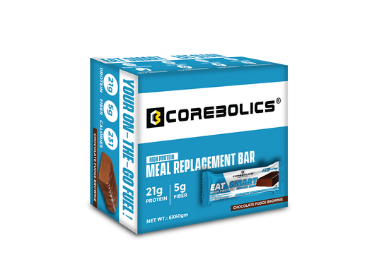 Corebolics  Eat Smart High-Protein Snack Bars (21 gm Protein, 6 Bars)