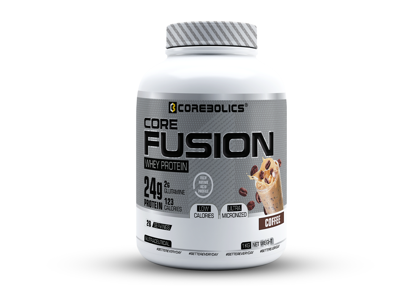 Corebolics Core Fusion Whey Protein  (1 kg, 28 Servings )