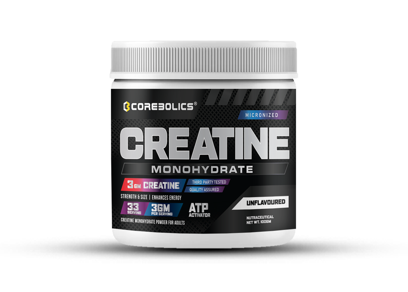 Corebolics Complete Muscle Stack | (4-in-1 Combo) + FREE T-Shirt