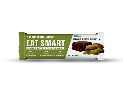 corebolics eat smart chocol pista barfi 