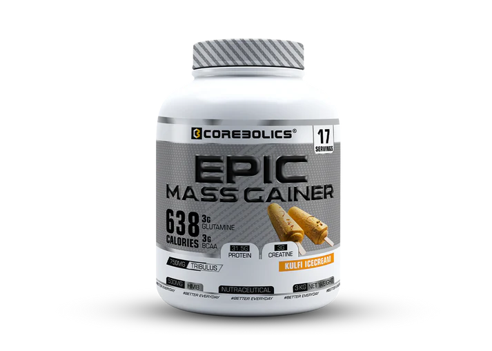 Corebolics Epic Mass Gainer(3 kg, 37 Servings)