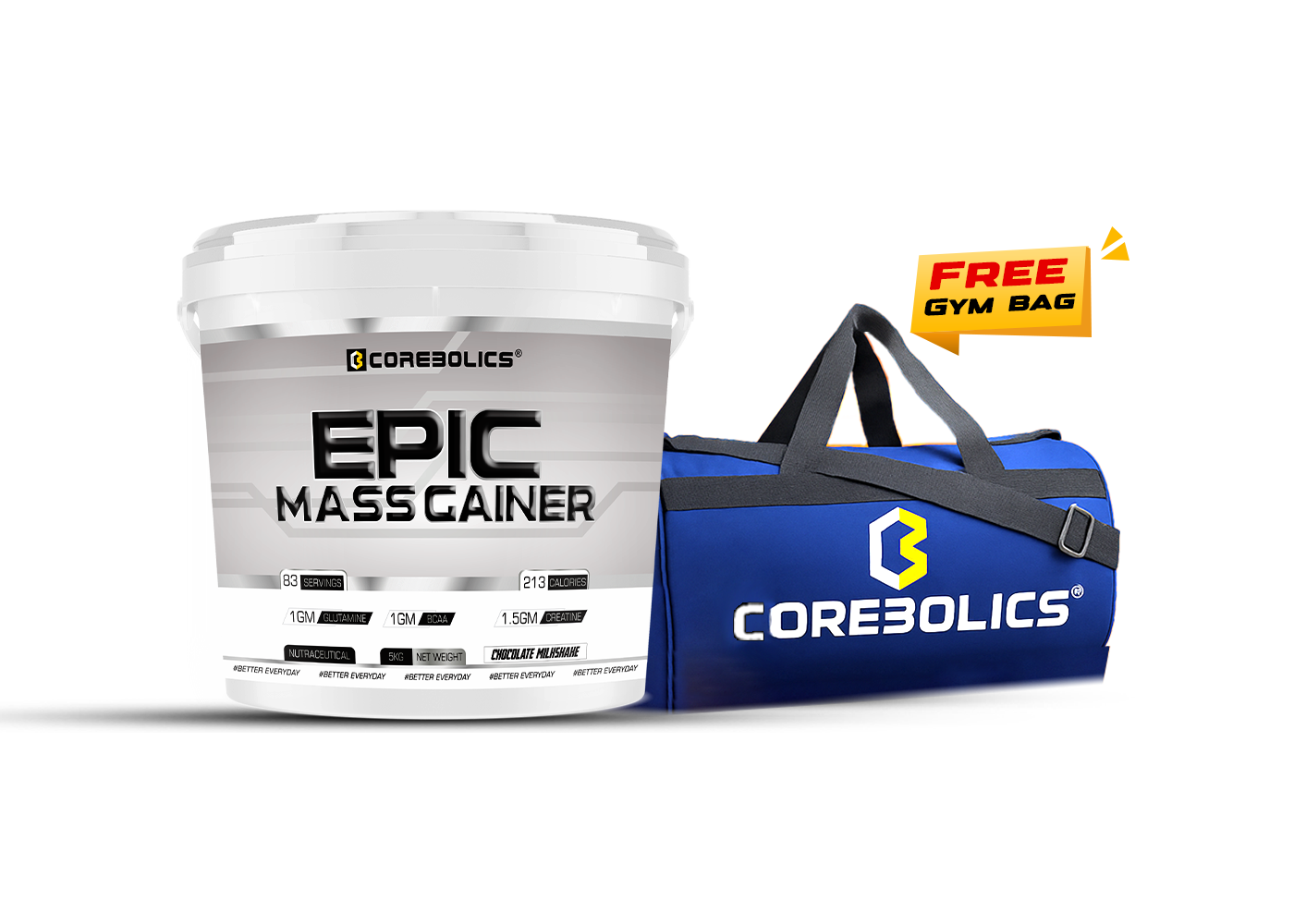 Corebolics 5kg epic chocolate milkshake