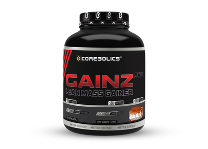 Corebolics Gainz Pro-Lean Mass Gainer (3 kg, 17 Servings)