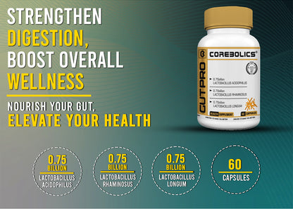 Corebolics Gut Pro –  Pre+Probiotics Formula