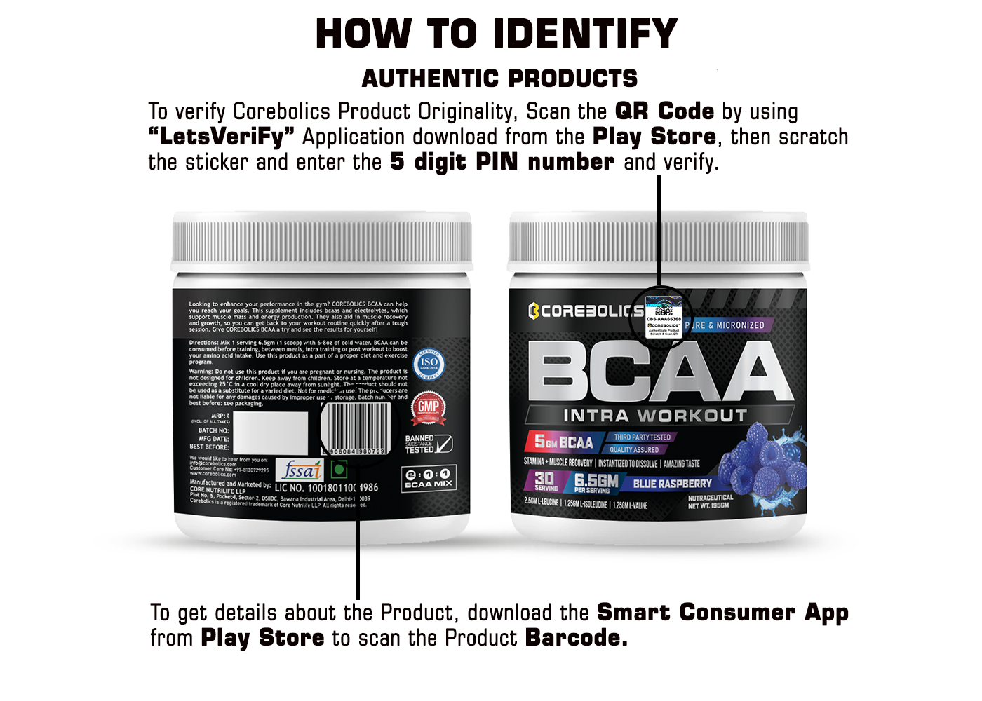 COREBOLICS BCAA ( 195 GM, 30 SERVINGS )