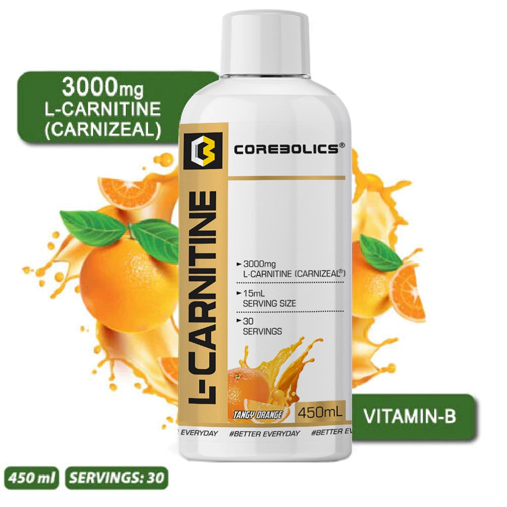 Corebolics L-Carnitine Liquid (450 ml, 30 serving)