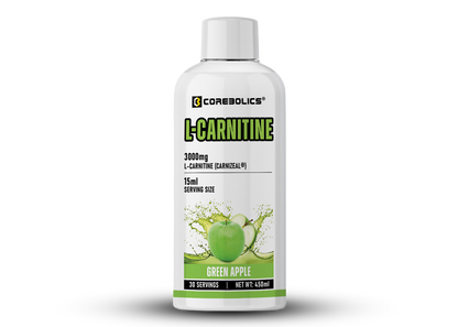 Corebolics L-carntine liquid green apple flavor