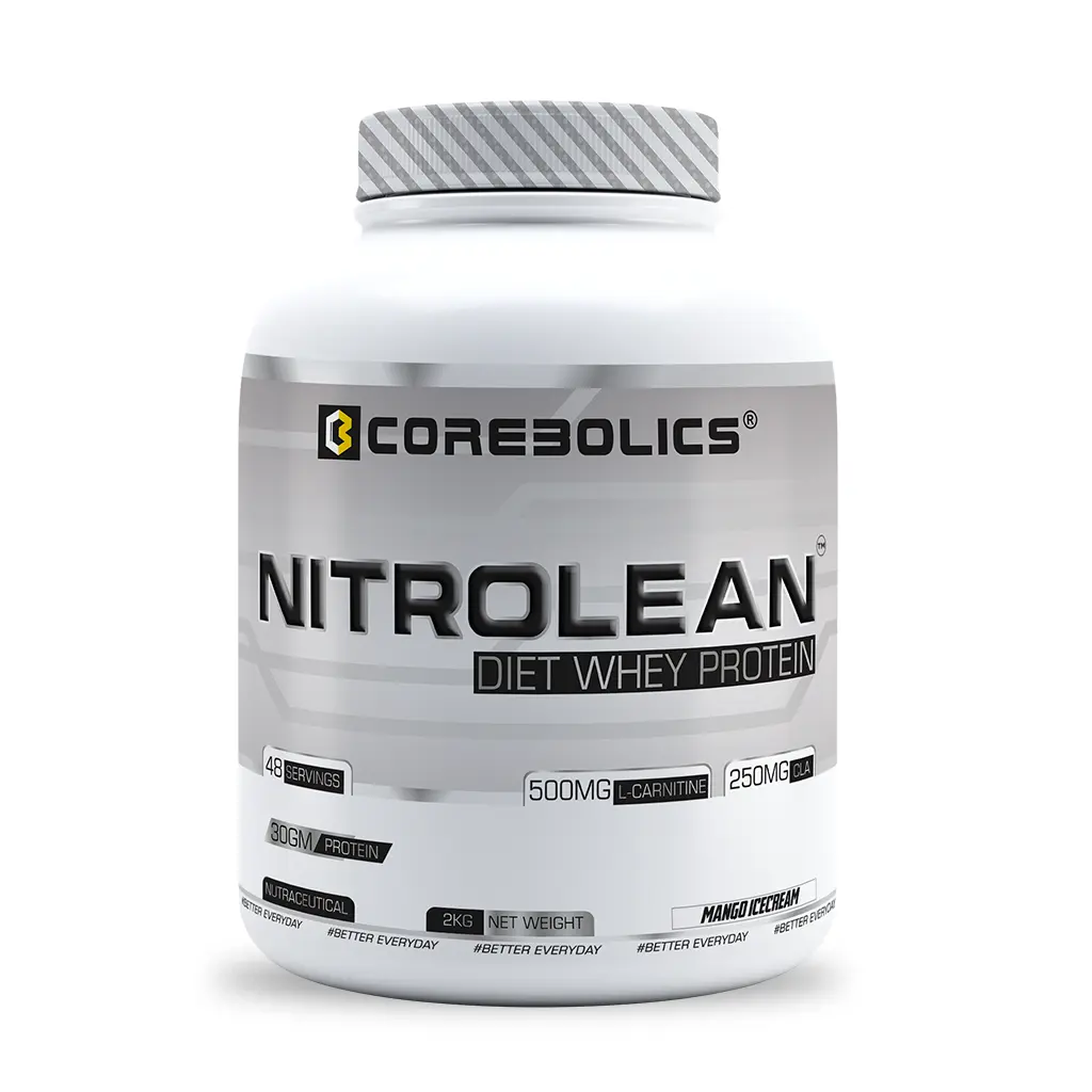 Corebolics Nitrolean - Diet Whey Protein(2 kg, 48 Servings)