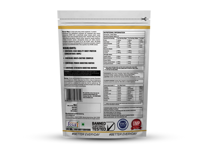 Corebolics Monster Whey - Whey Concentrate Formula 1 kg - 28 Servings