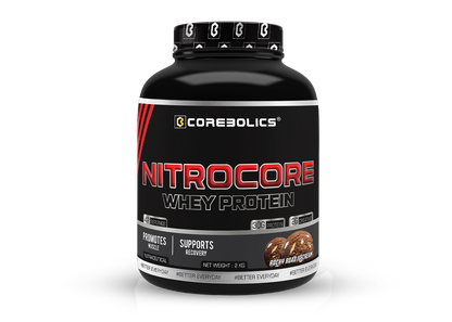 COREBOLICS NITROCORE WHEY PROTEIN ( 2 KG, 47 SERVINGS ) + Free Shaker