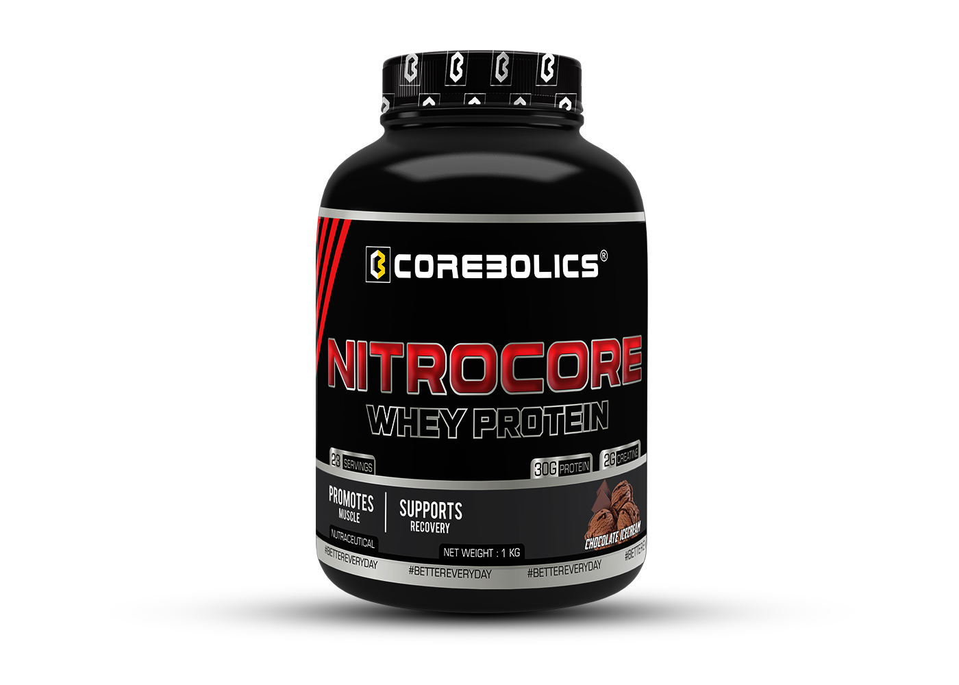 COREBOLICS NITROCORE WHEY PROTEIN ( 1 KG, 23  SERVINGS )