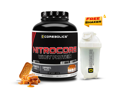 COREBOLICS NITROCORE WHEY PROTEIN ( 2 KG, 47 SERVINGS ) + Free Shaker