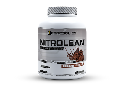Corebolics nitrolean diet whey protein 2kg chocolate icecream