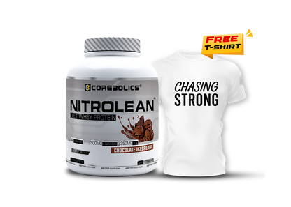 COREBOLICS NITROLEAN - DIET WHEY PROTEIN ( 2 KG, 48 SERVINGS ) Free T-Shirt