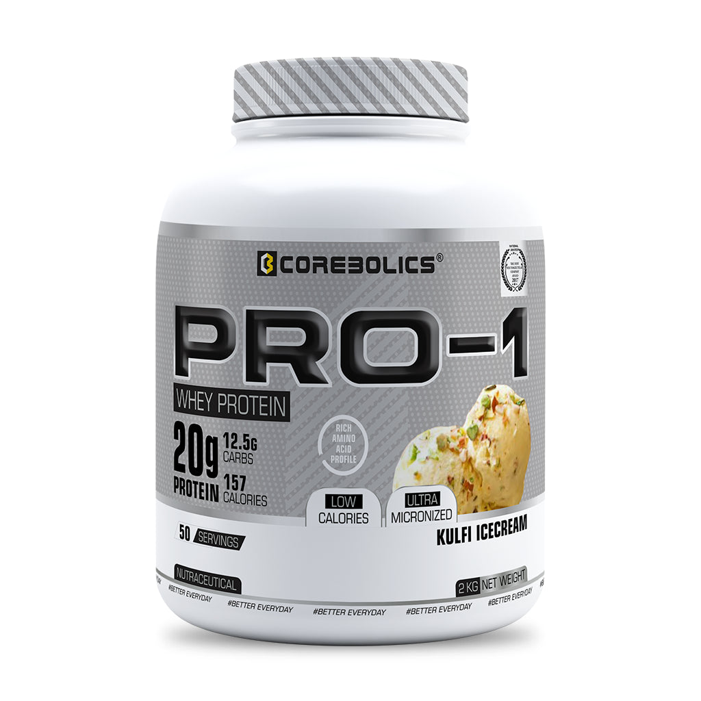 Corebolics Pro-1 Whey Protein (2 kg, 50 Serving)
