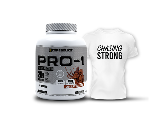 Corebolics Pro-1 Whey Protein ( 2 kg, 50 Serving ) Free T- Shirt