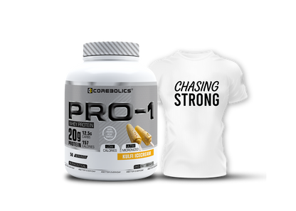 Corebolics Pro-1 Whey Protein ( 2 kg, 50 Serving ) Free T- Shirt