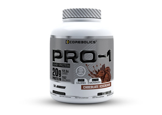 corebolics pro-1 whey protein chocolate icecream