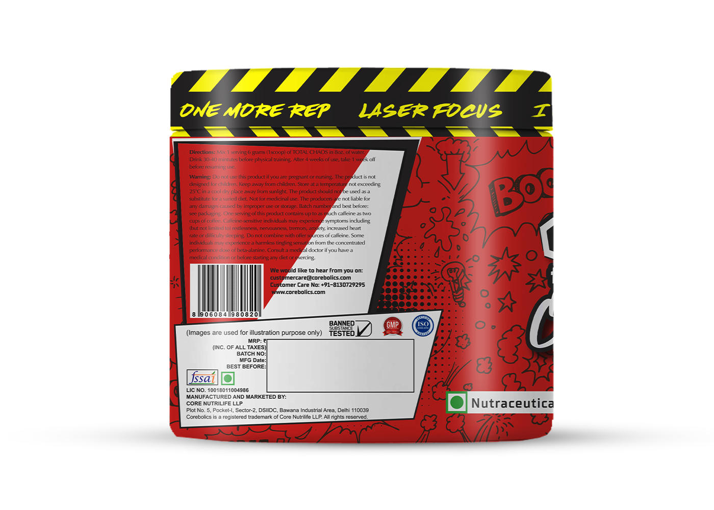 Corebolics Total Chaos Pre-Workout (30 Servings)