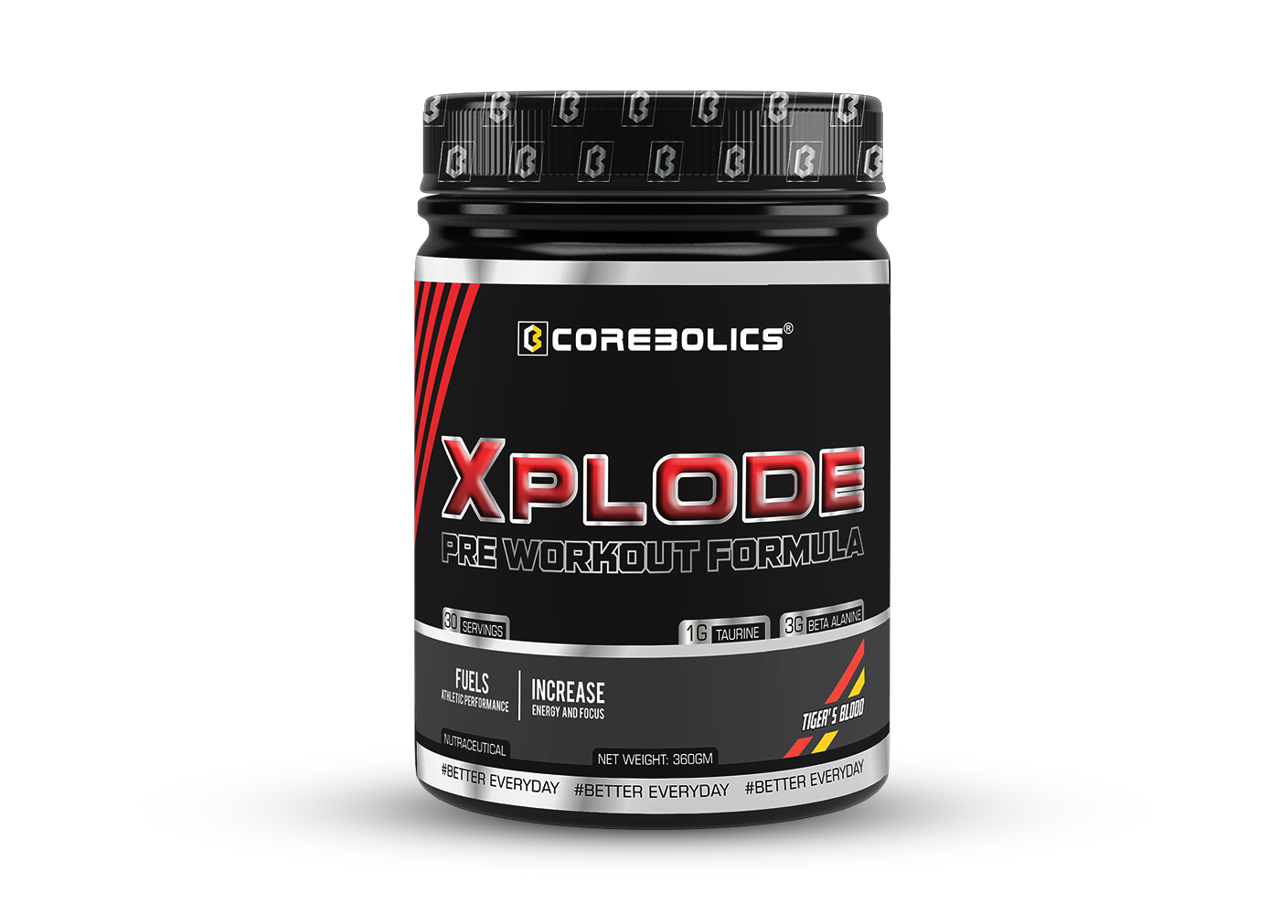 corebolics xplode pre workout formula