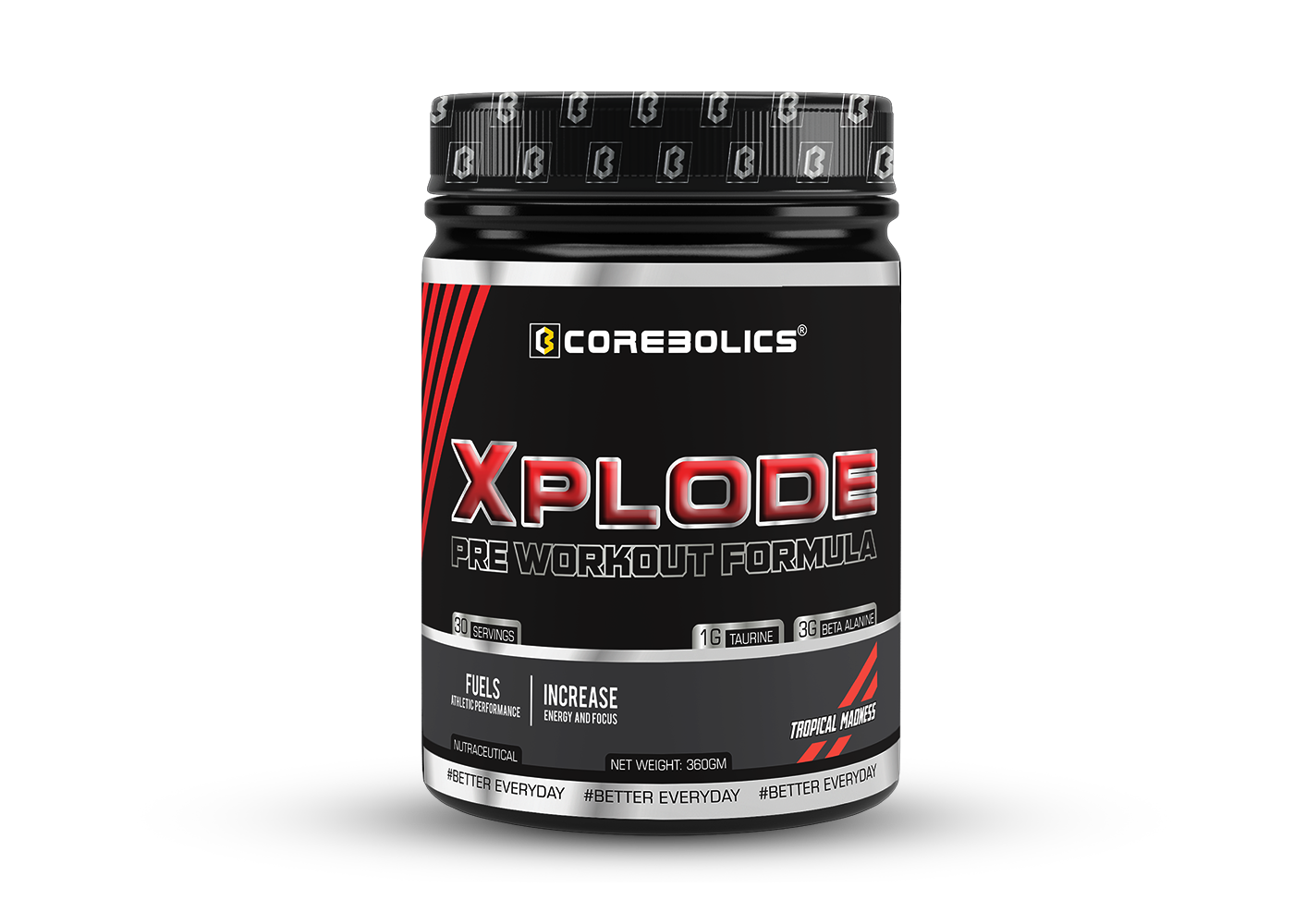 corebolics xplode pre workout formula