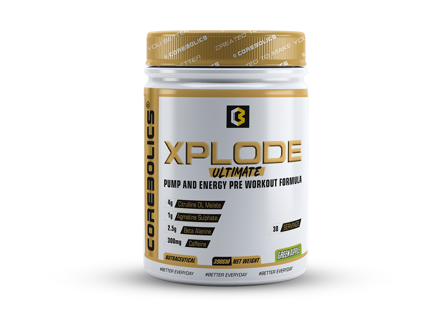 Corebolics Xplode Ultimate (390 gm, 30 Servings)